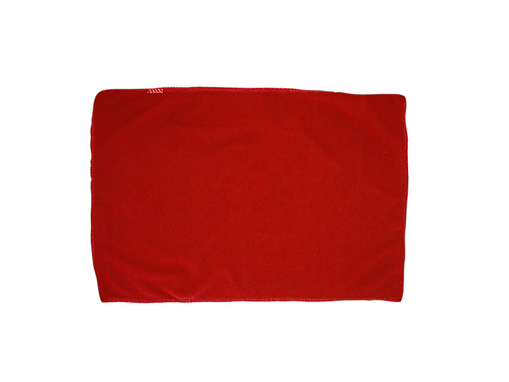 Полотенце для рук BAY из впитывающей микрофибры, красный