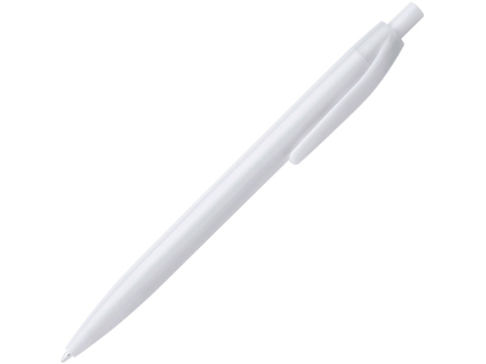 Ручка пластиковая шариковая STIX, черный чернила, белый